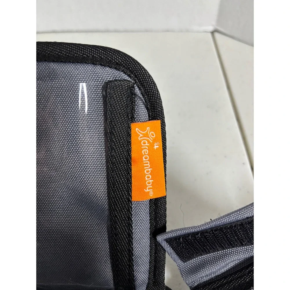 Dreambaby Gray Stroller Car Seat‎ Travel Organizer Mesh Pockets 2 Pack L2380